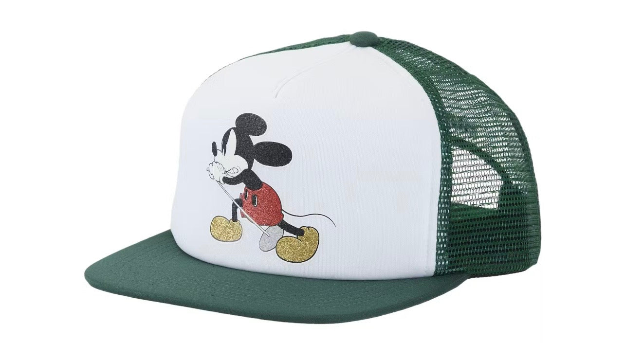 FW25 Supreme Number (N)ine Mickey Mesh Back 5 Panel “Green”