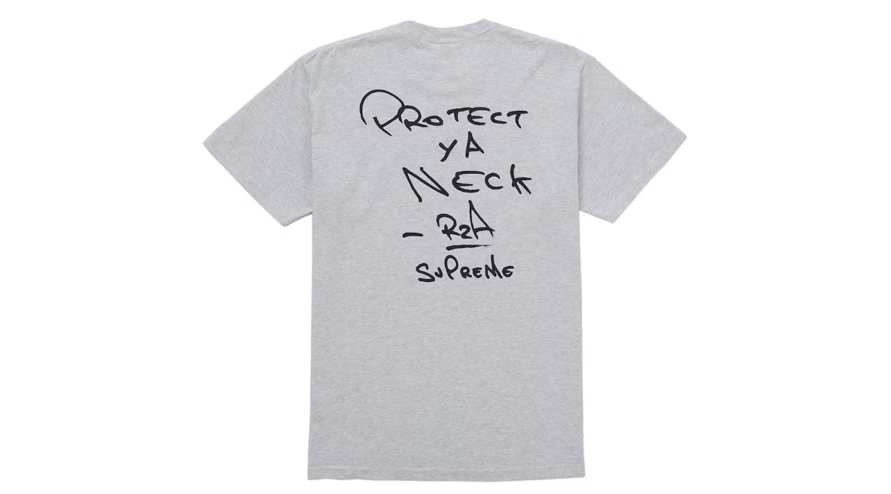FW25 Supreme Wu-Tang Clan RZA Tee “Ash Grey”