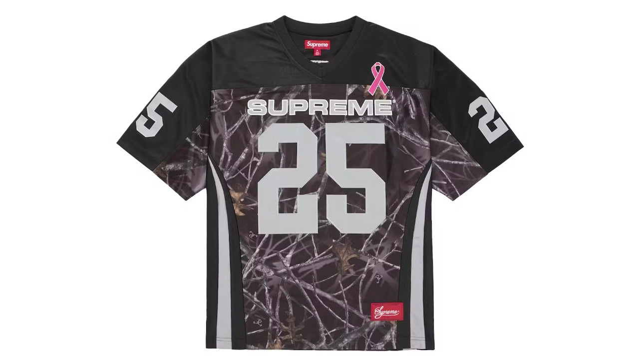 Supreme Breast Cancer Awareness Football Jersey “Black”