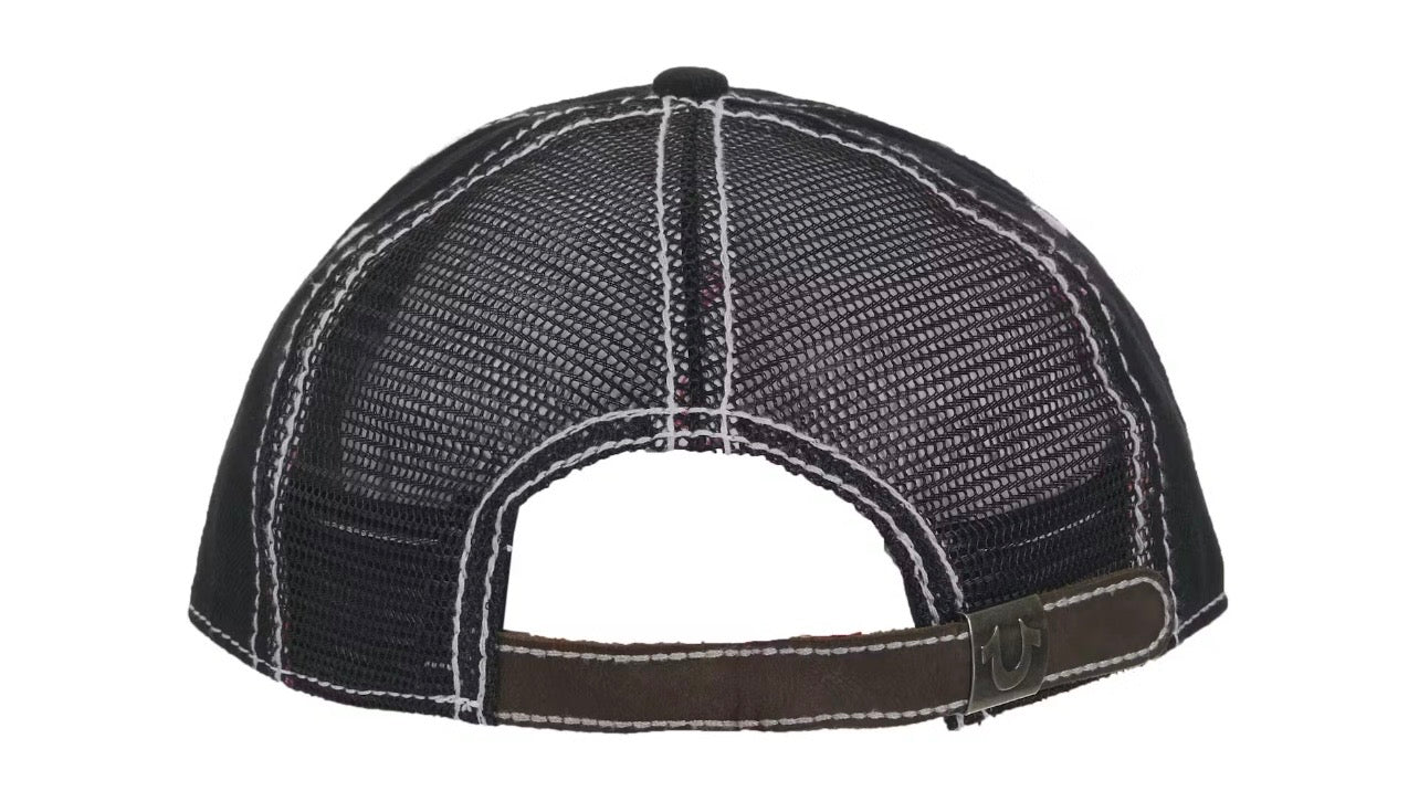 FW25 Supreme x True Religion Mesh Back 6-Panel “Black”