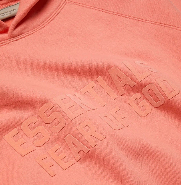 Fear of God Essentials Hoodie “Coral”