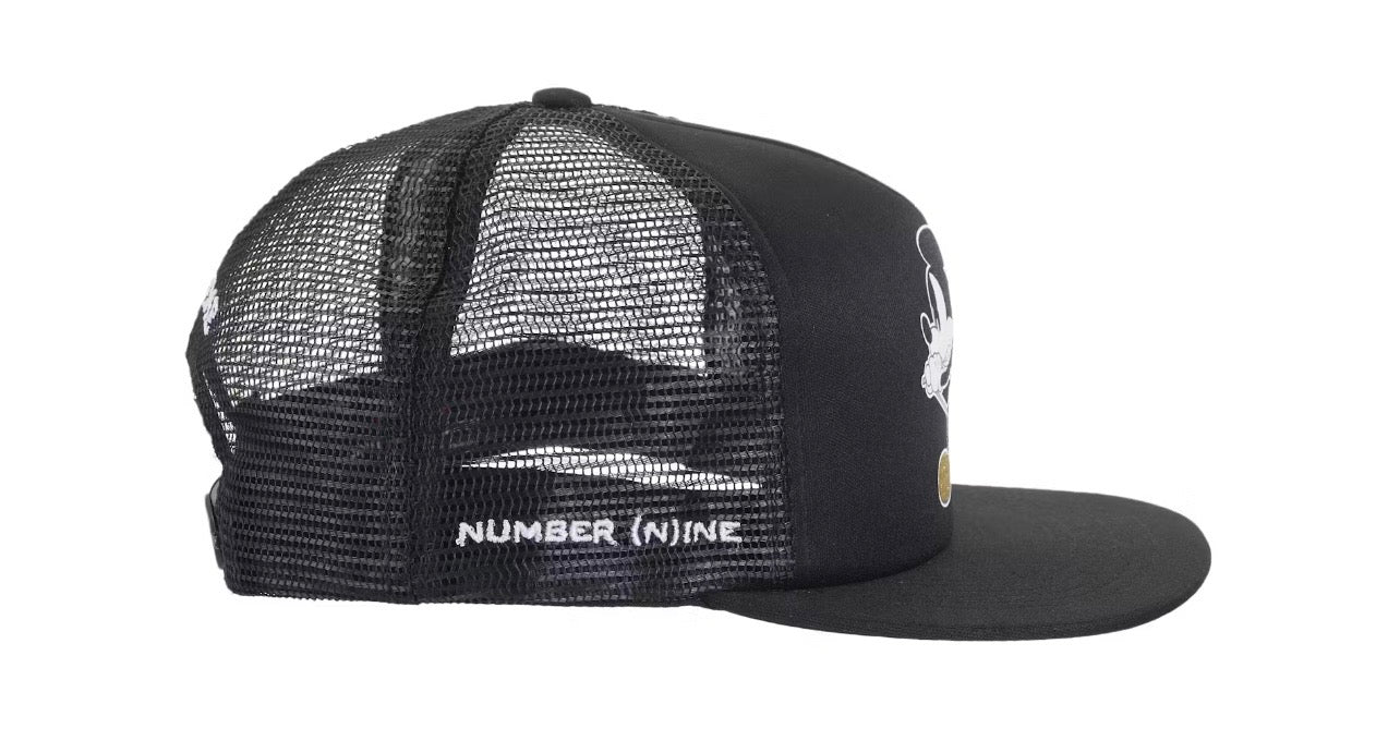 FW25 Supreme Number (N)ine Mickey Mesh Back 5 Panel “Black”