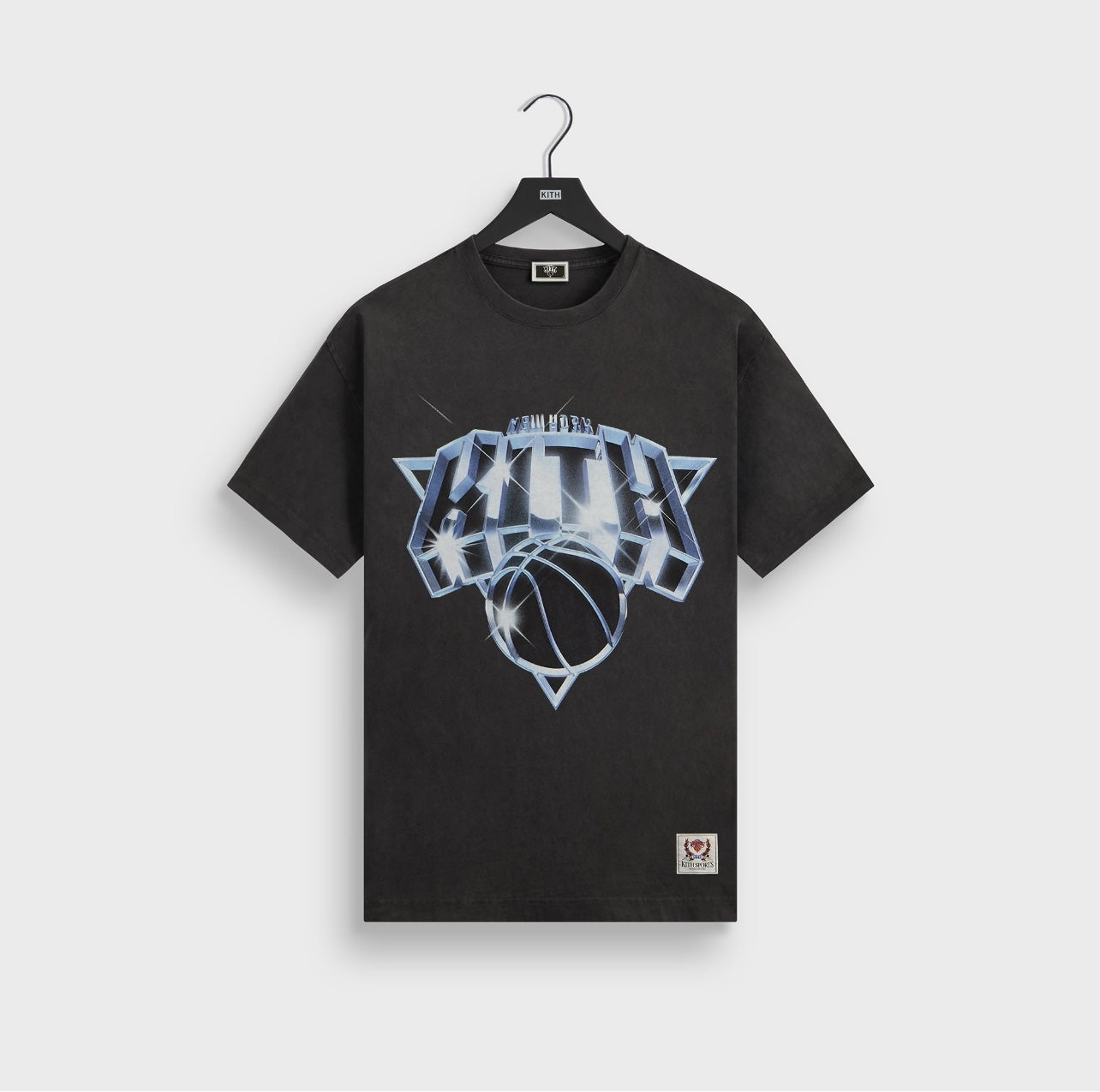 Kith x New York Knicks Chrome Tee “Black”