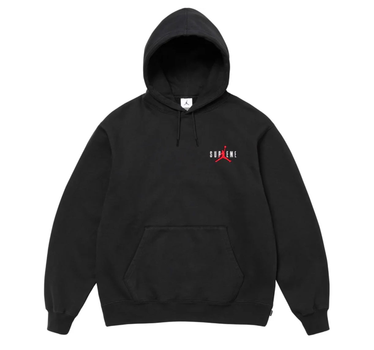 Jordan x Supreme Hooded Sweatshirt “Black”