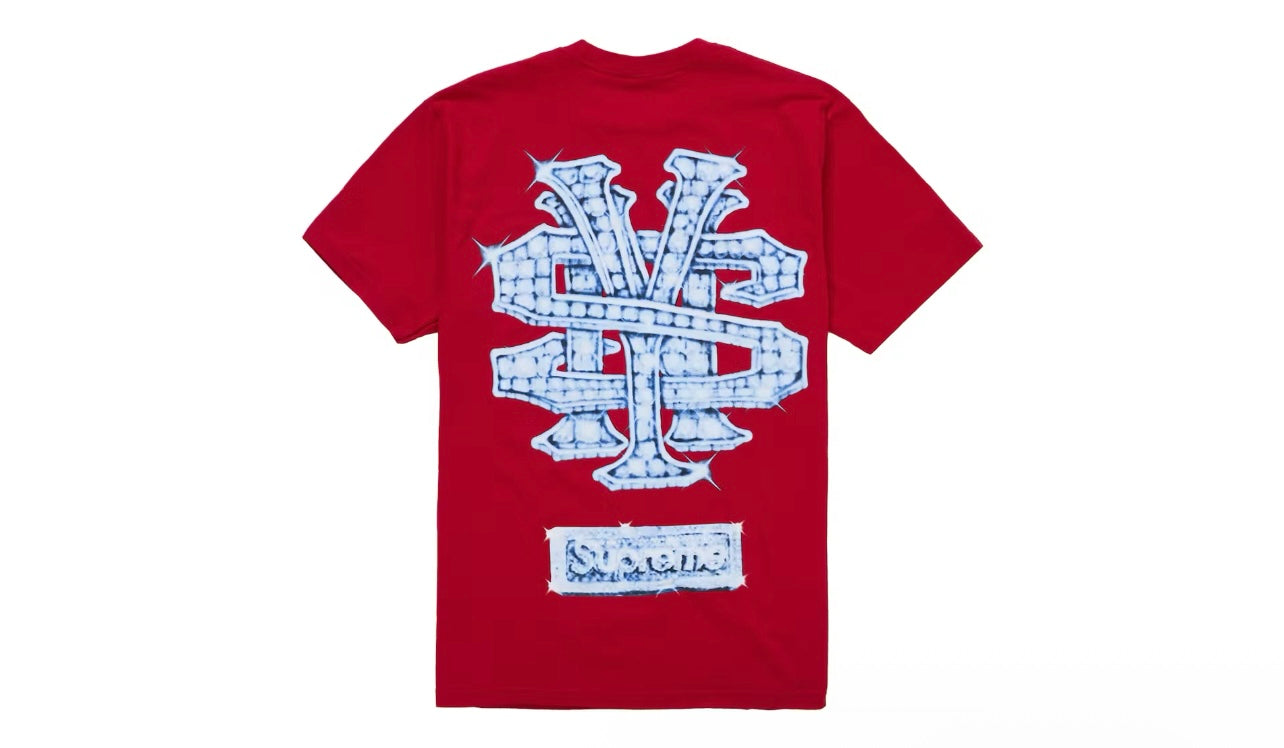 Supreme Snowman Tee “Red”