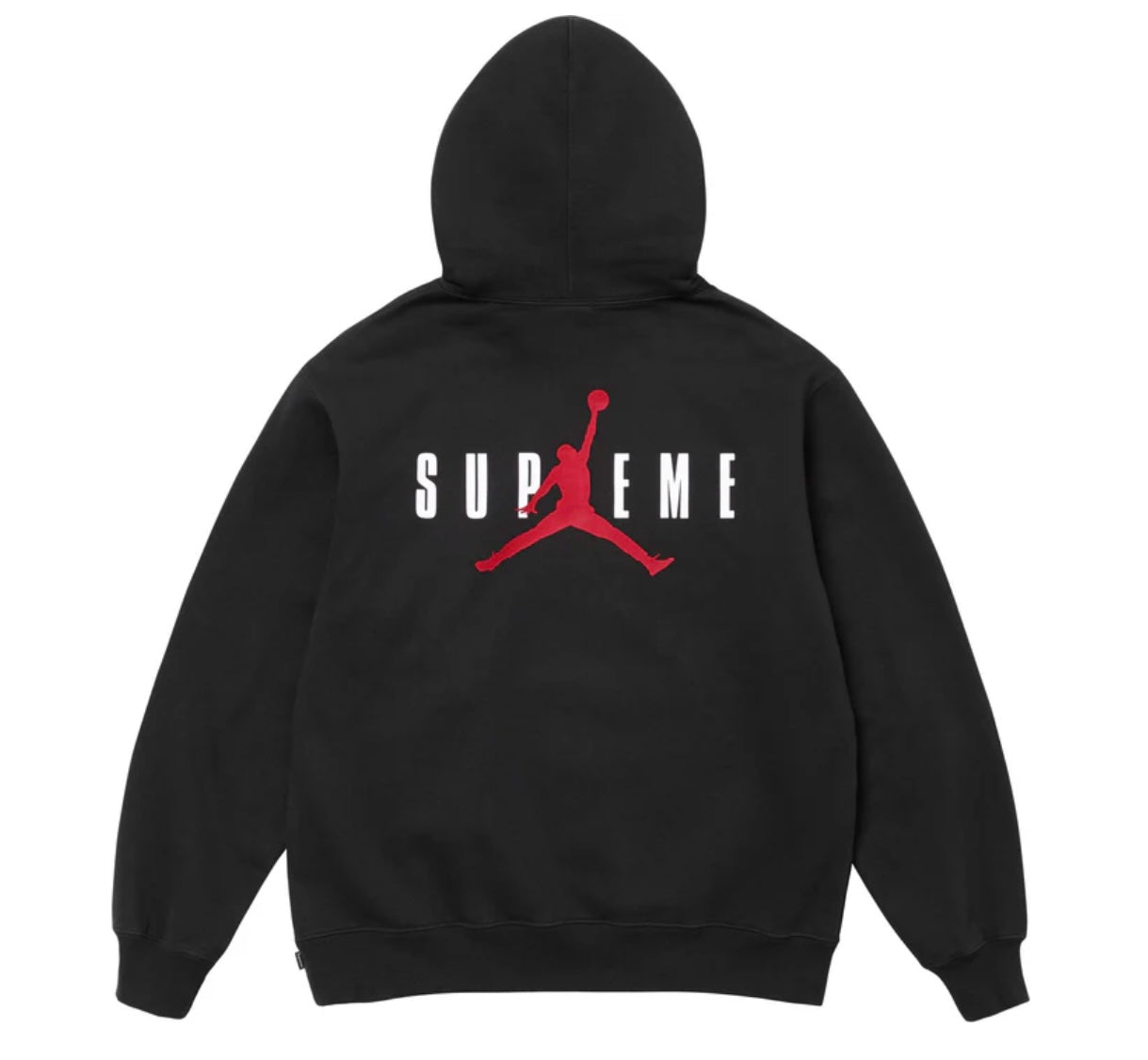 Jordan x Supreme Hooded Sweatshirt “Black”