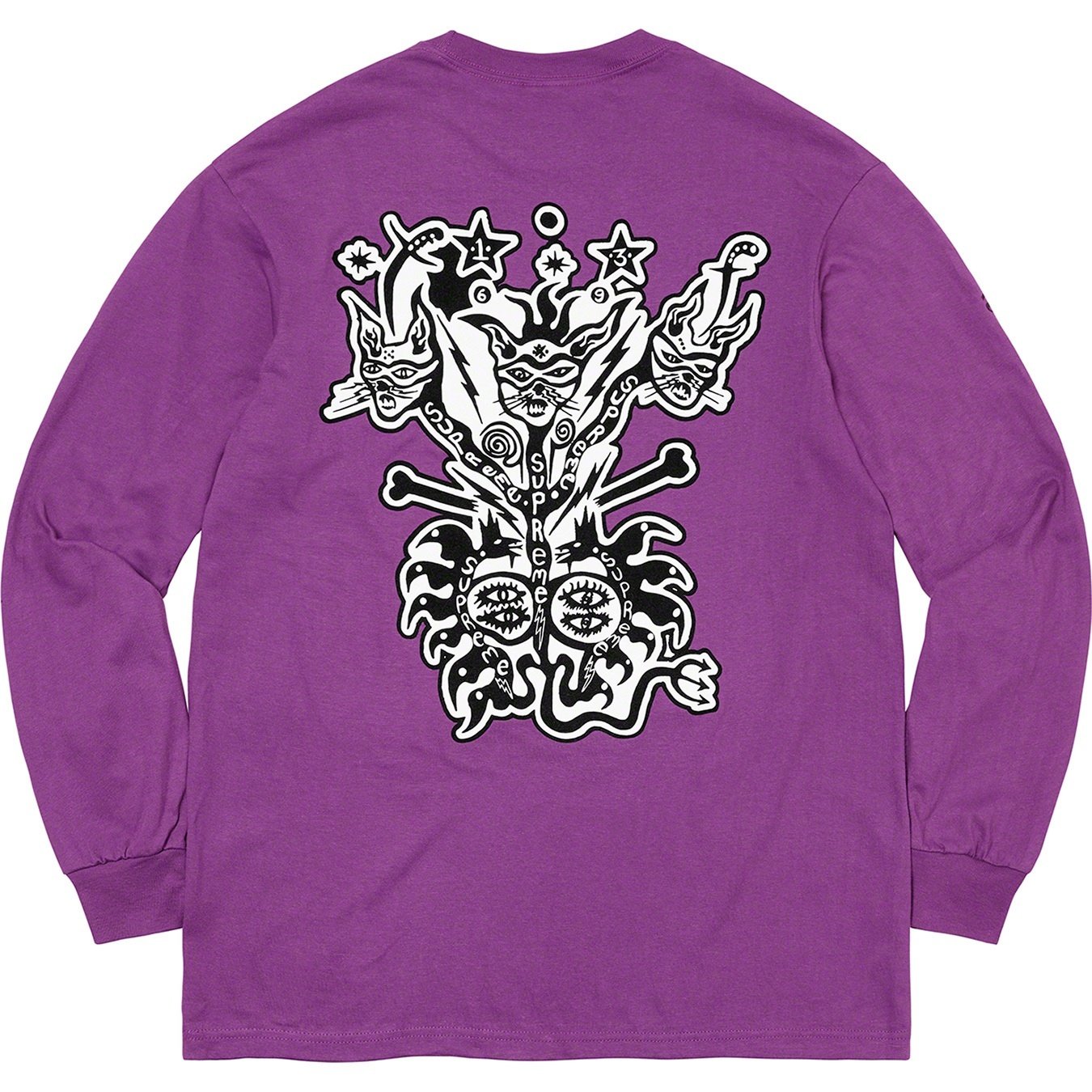 Supreme Lightning L/S Tee “Purple”